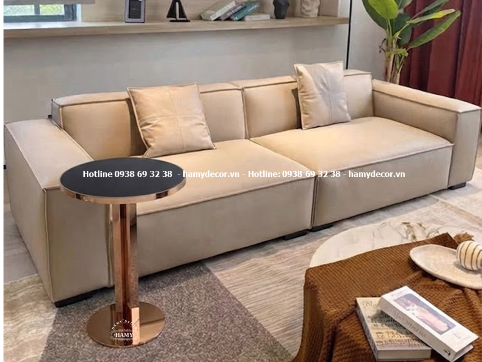 Bàn góc sofa ( bàn bên sofa) inox vàng hồng gương