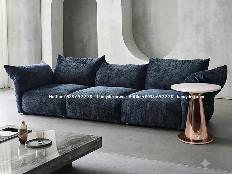 Bàn phụ cạnh sofa (bàn bên sofa) inox vàng hồng bóng gương