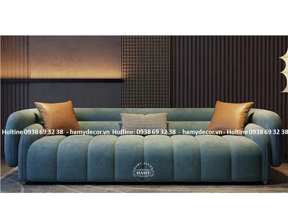 Ghế sofa bọc vải nhung cho studio - 172