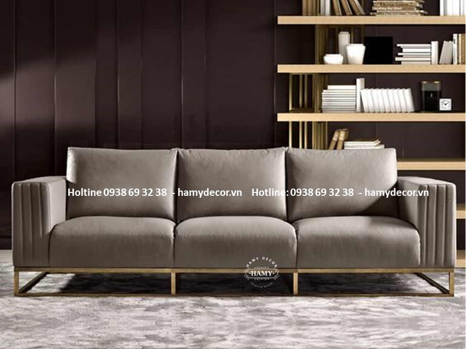 Ghế Sofa bọc vải khung chân inox mạ vàng PVD SF-78