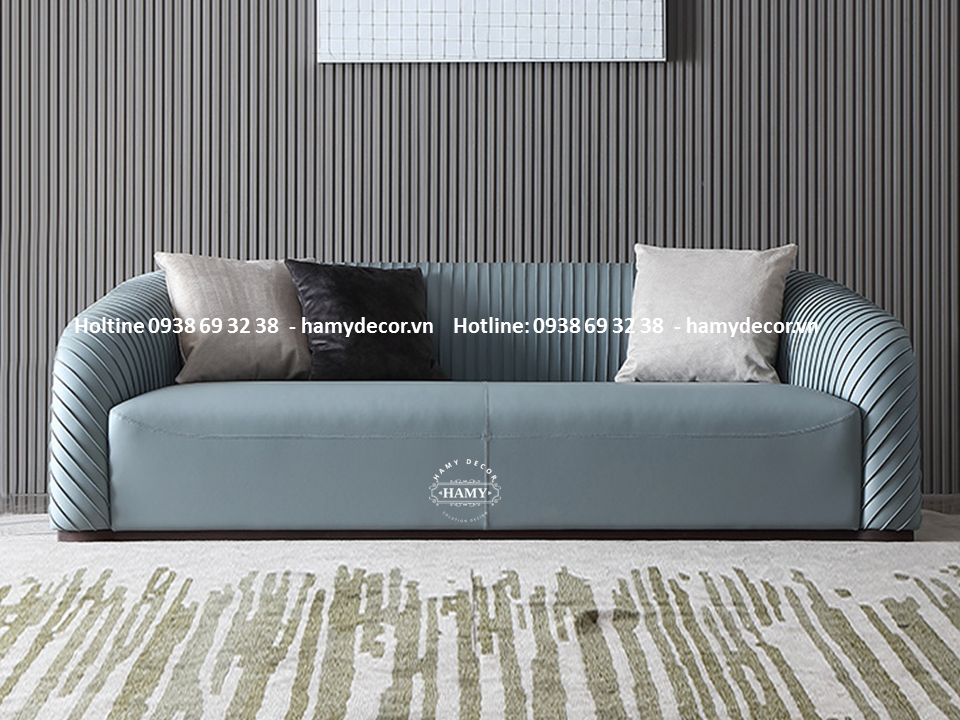 Ghế sofa bọc da cho căn hộ hiện đại - 203