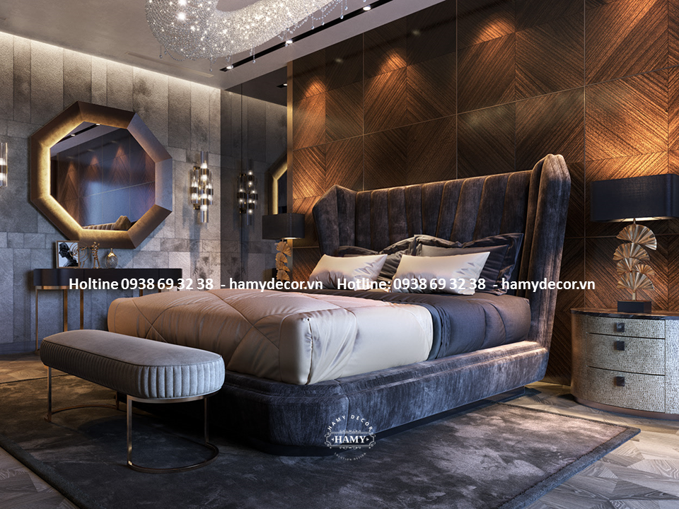 Nội thất Phòng ngủ theo phong cách Morden Luxury