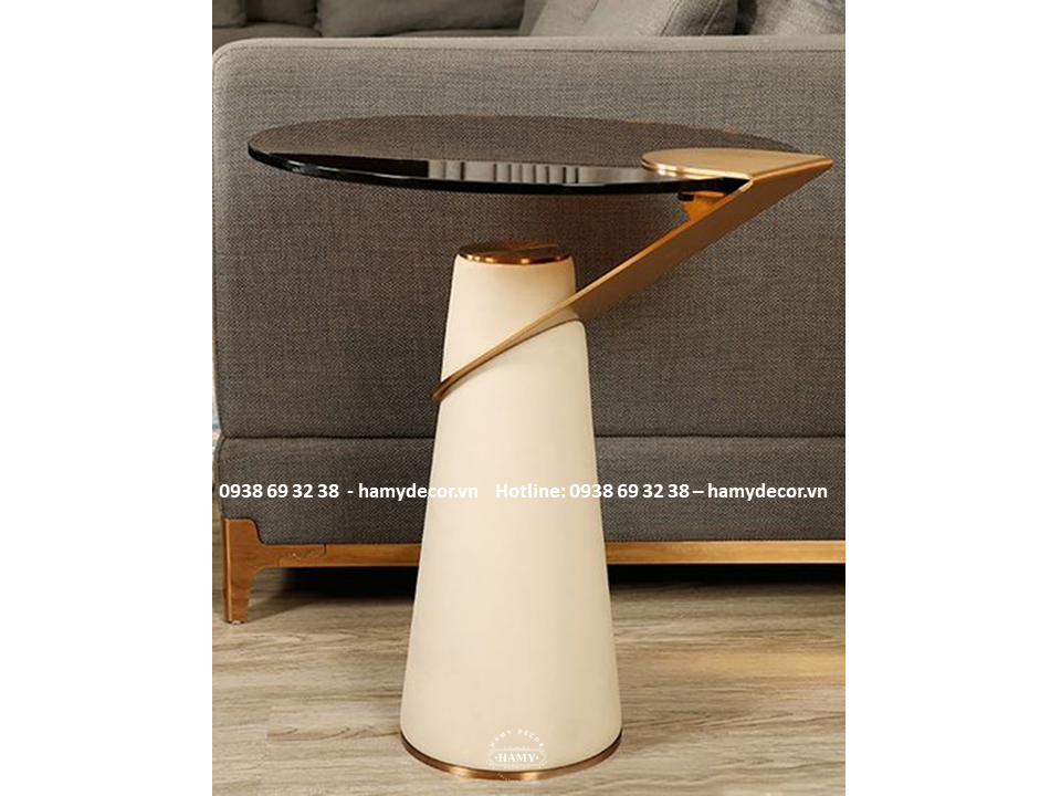Sang trọng & Thời thượng với Tab Sofa Inox Mạ Vàng Rose Gold – Hamy Decor