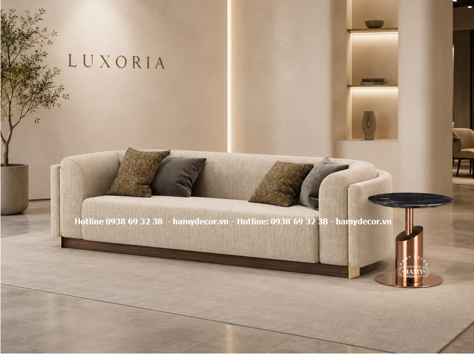 Tab sofa inox mạ vàng Điểm Nhấn Sang Trọng Cho Không Gian Hiện Đại | Hamy Decor