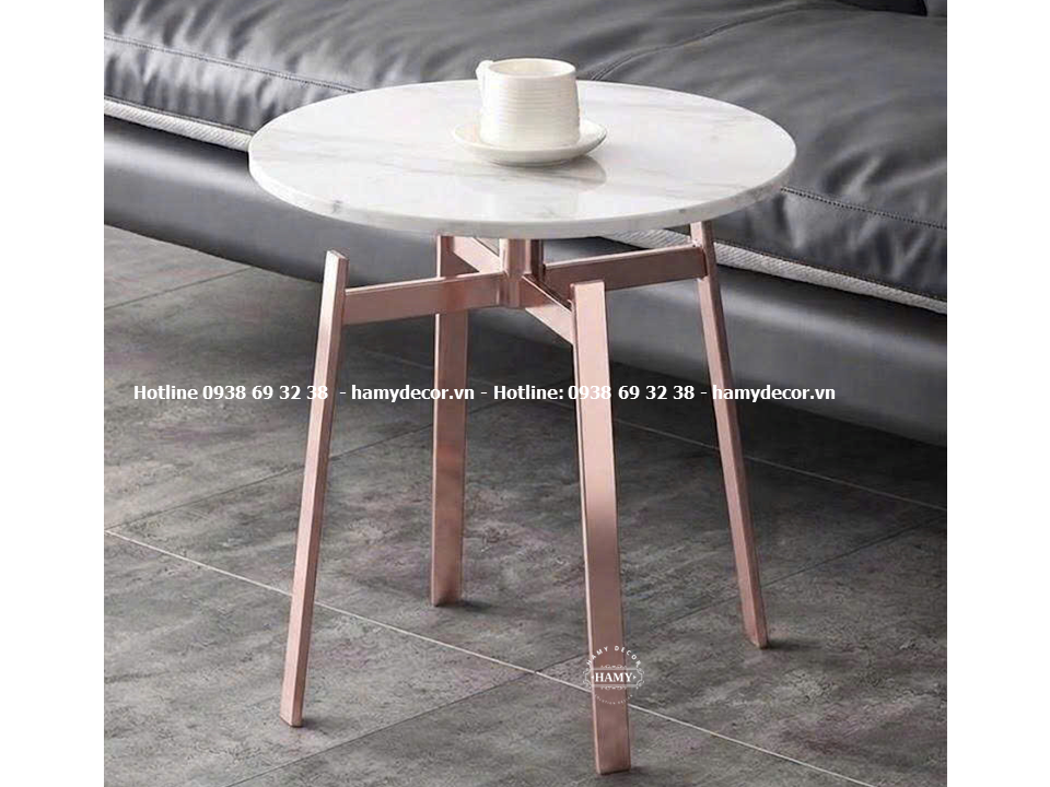 End Tables & Side Tables | Side Table Living Room inox mạ vàng hồng